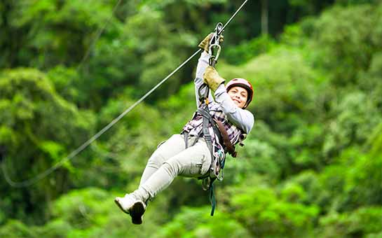 Seguro para tirolesa o canopy tour